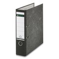 Leitz European A4 Lever-Arch Two-Ring Binder, 3" Capacity, 11.7 x 8.27, Black Marble R80-BK